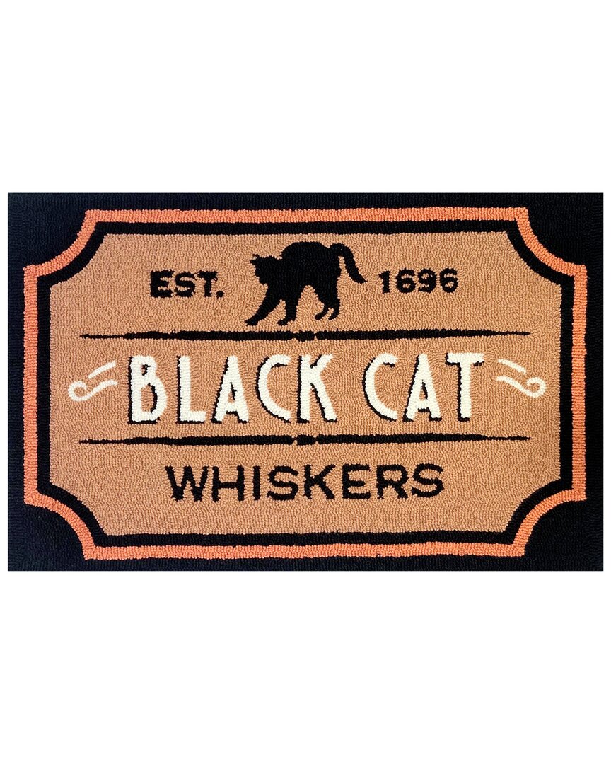 The Rug Market Black Cat Whiskers 24x36in Doormat In Tan