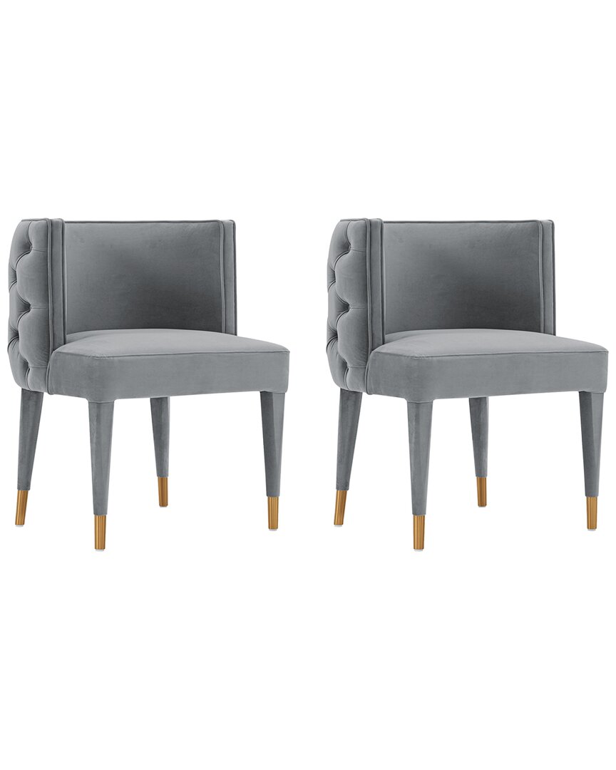 Shop Manhattan Comfort Set Of 2 Maya Dining Chairs