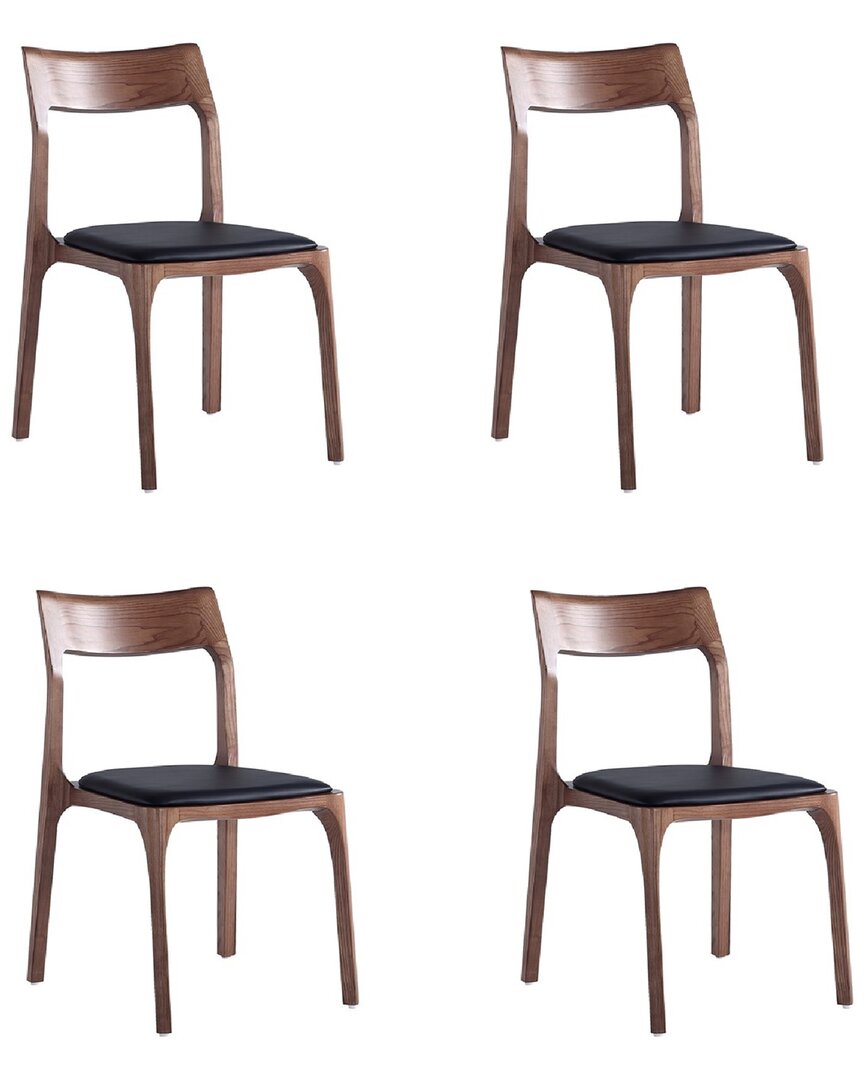 Shop Manhattan Comfort Set Of 4 Moderno Dining Chairs