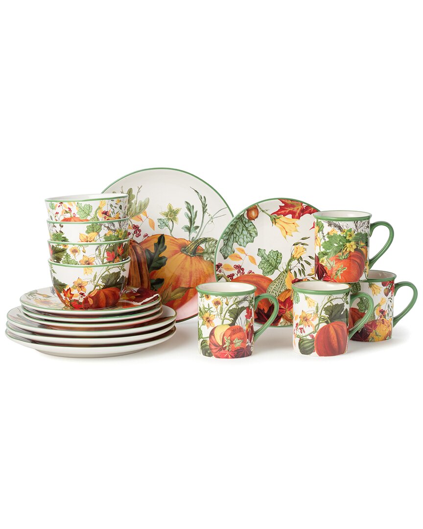 Certified International Harvest Fields 16pc Dinnerware Set