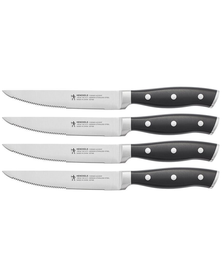 Zwilling J.a. Henckels Forged Accent 4pc Steak Knife Set