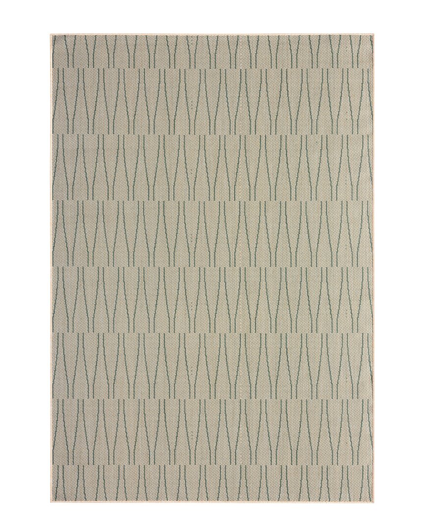 Nicole Miller New York Patio Country Willow Indoor/outdoor Rug In Green