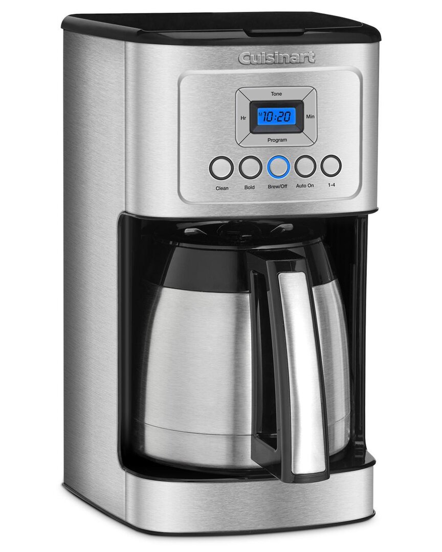 Cuisinart 12-cup Coffeemaker With Stainless Steel Carafe Dcc-3400p1 In Silver