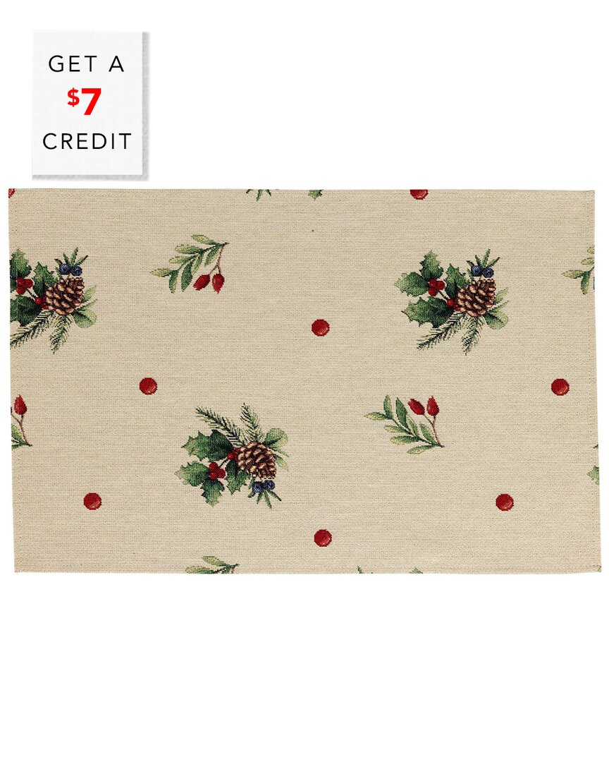 Vietri Tavola Holiday Placemats (set Of 4) With $6 Credit