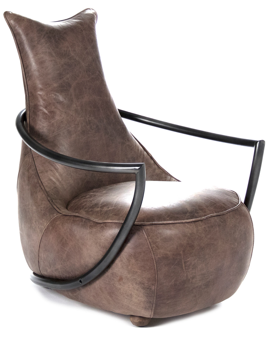 Zentique Zak Leisure Chair In Brown