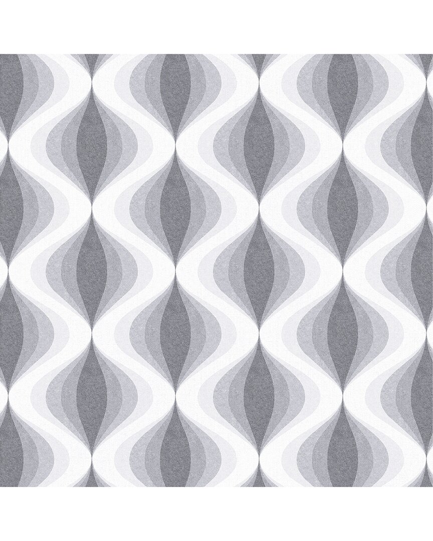 Manhattan Comfort Wallpaper In Grey