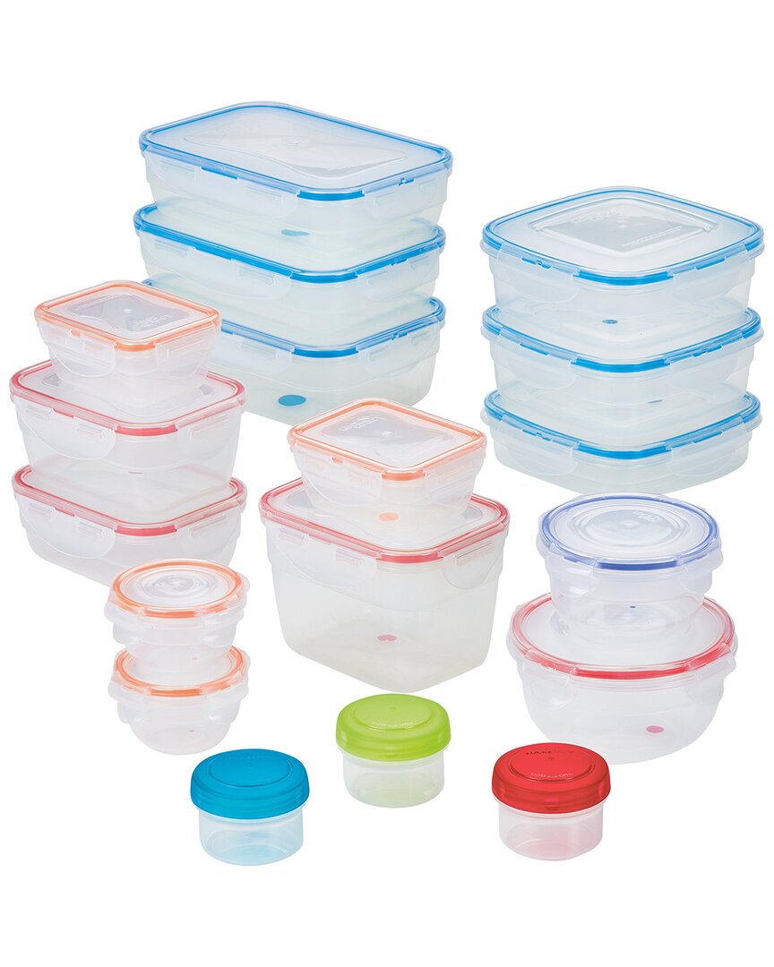 Shop Lock & Lock 36pc Color Mates Assorted Food Storage In Clear