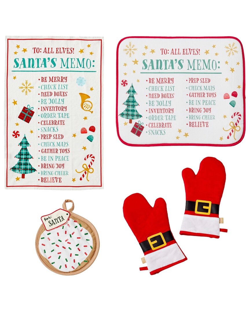 Lenox Santa's Coming 5pc Kitchen Gift Set In Multi