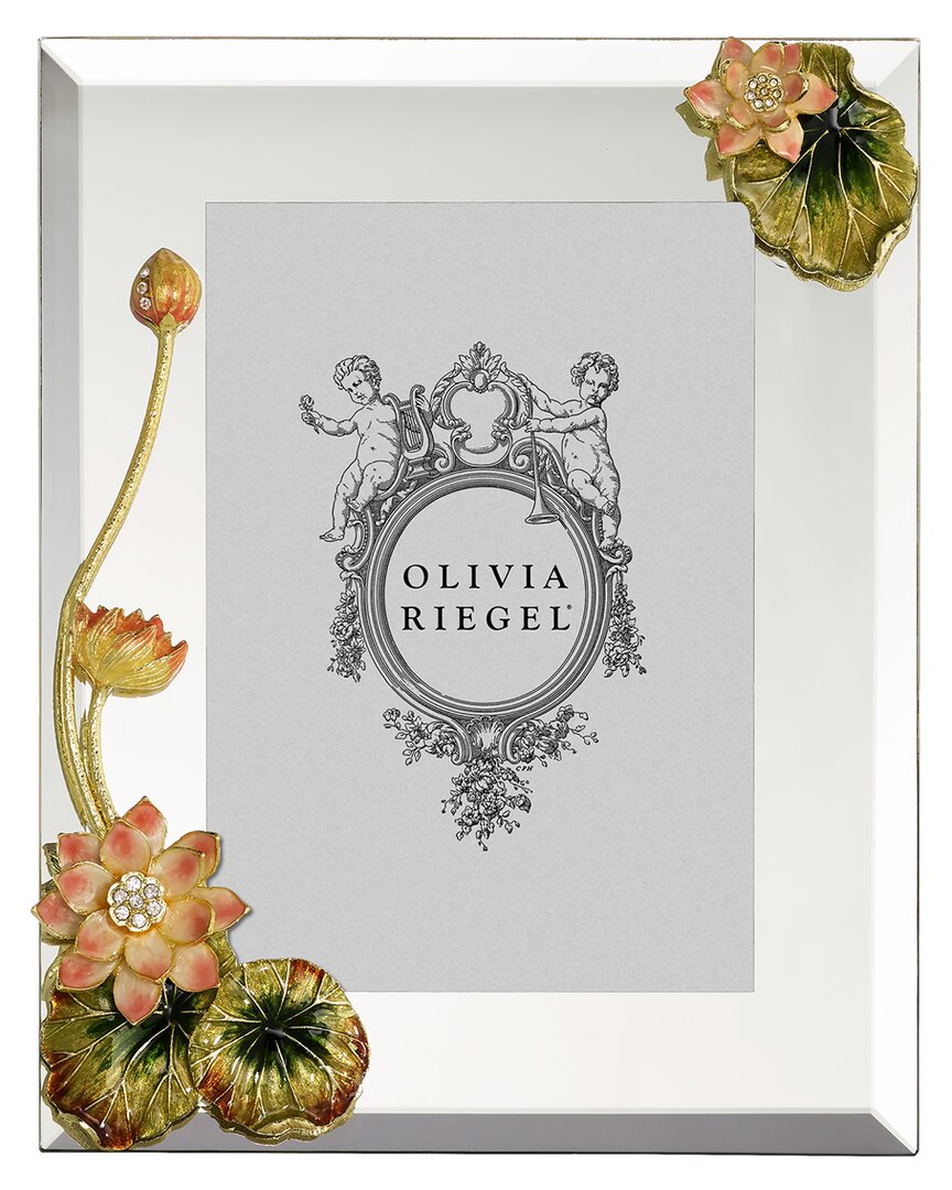 Olivia Riegel Botanica Lotus 5 X 7 Frame In Multi