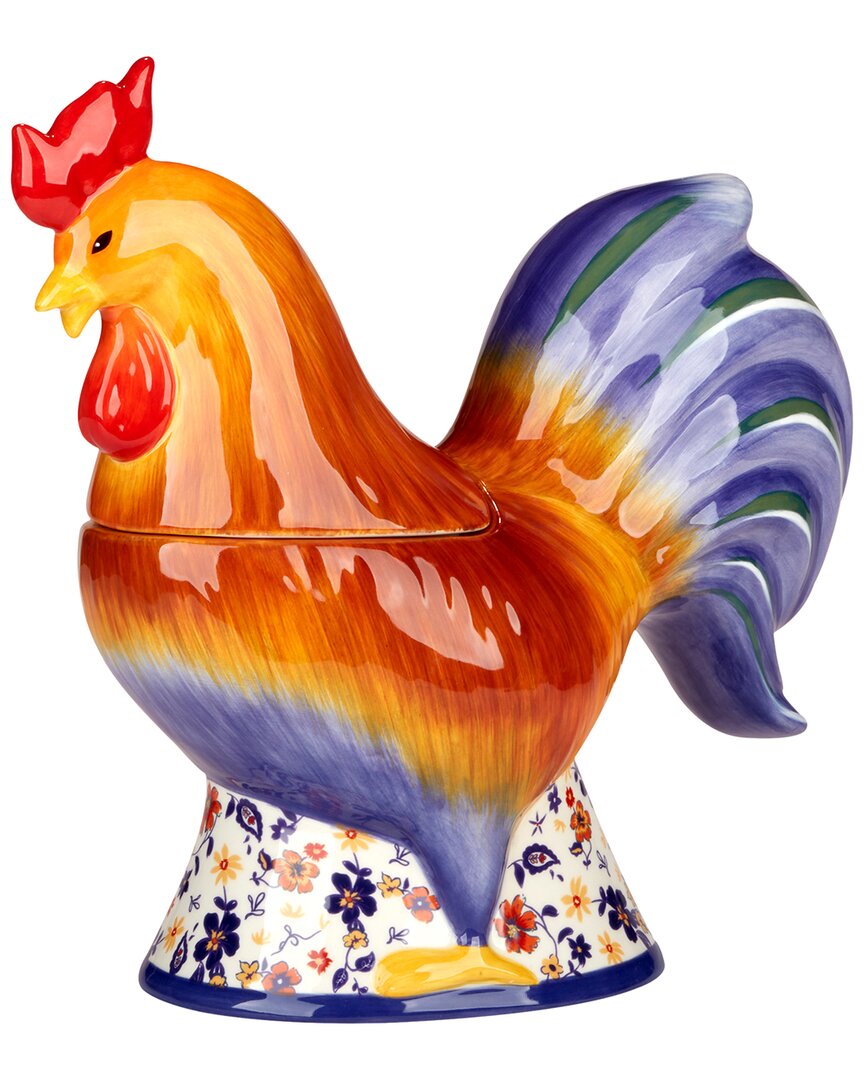 CERTIFIED INTERNATIONAL CERTIFIED INTERNATIONAL MORNING ROOSTER 3D COOKIE JAR