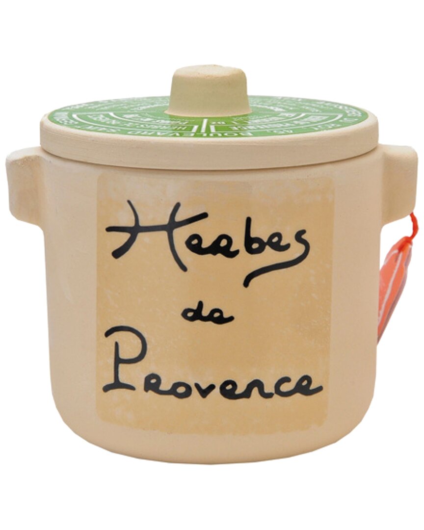 Aux Anysetiers Du Roy Herbs De Provence In Ceramic Jar 1oz In Neutral