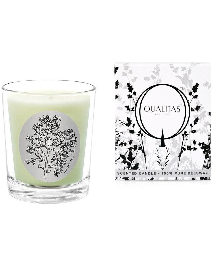 Qualitas Hinoki Tree 6.5oz Beeswax Candle
