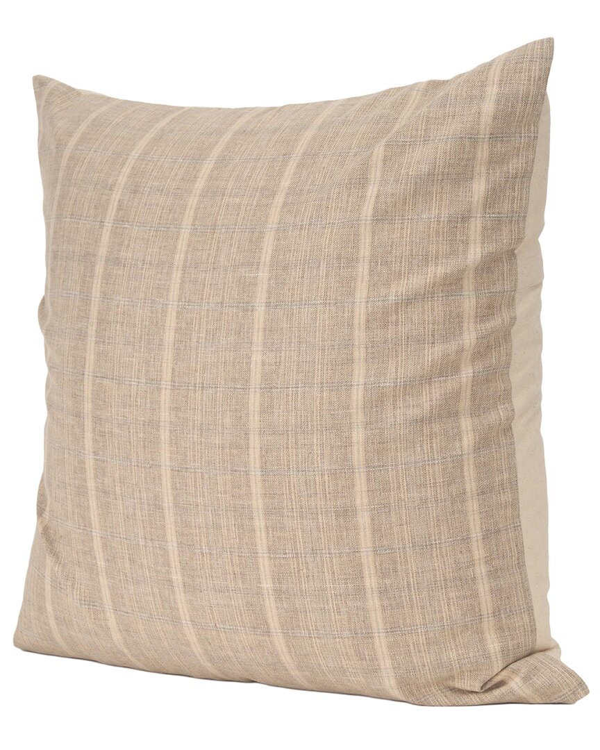 Mercana Jensen Plaid Cotton-linen Decorative Pillow