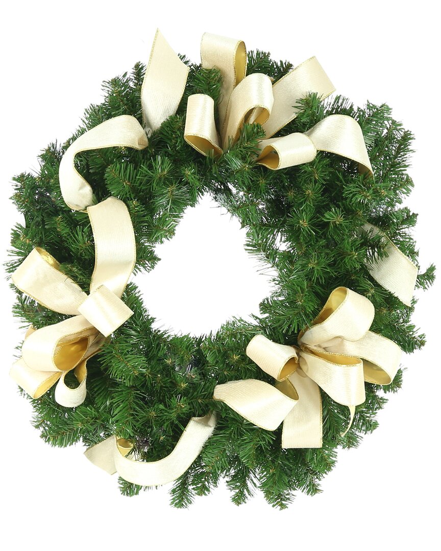 Creative Displays 32in Holiday Wreath In Green