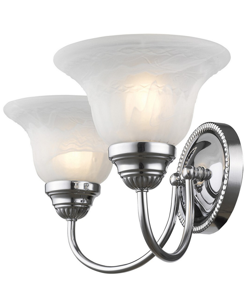 Livex Lighting Livex Edgemont 2-light Polished Chrome Bath-light