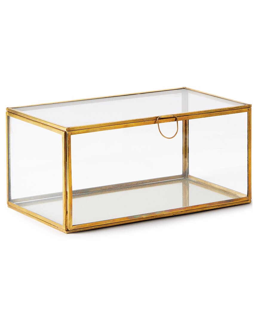Napa Home & Garden Arwen Rectangular Display Box In Brass
