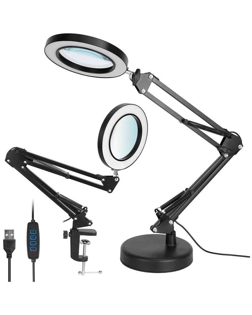 Fresh Fab Finds Imountek 2-in-1 Led Magnifier Desk Lamp In Black