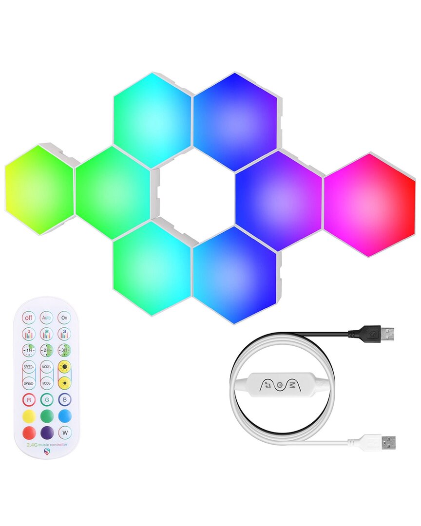 Fresh Fab Finds Inova 8pc Hexagon Wall Panels In Multicolor