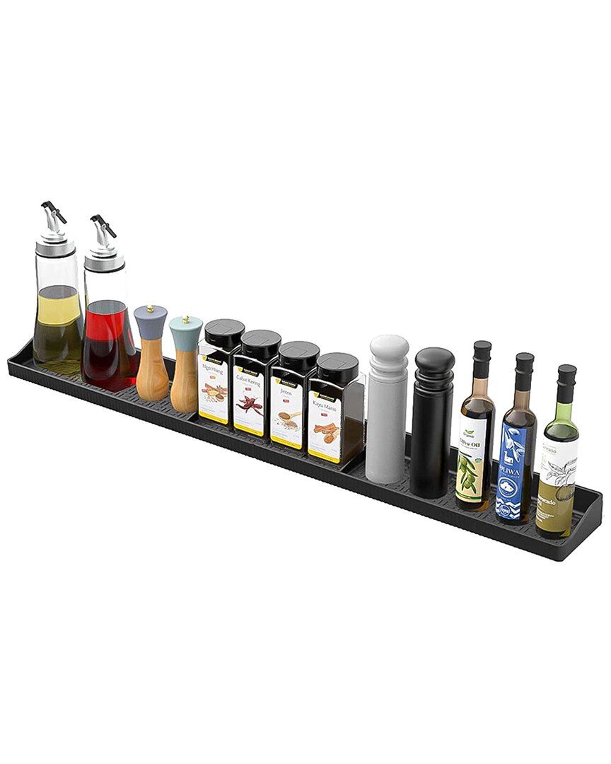 Fresh Fab Finds Newhome Magnetic Stove Top Shelf Organizer In Black