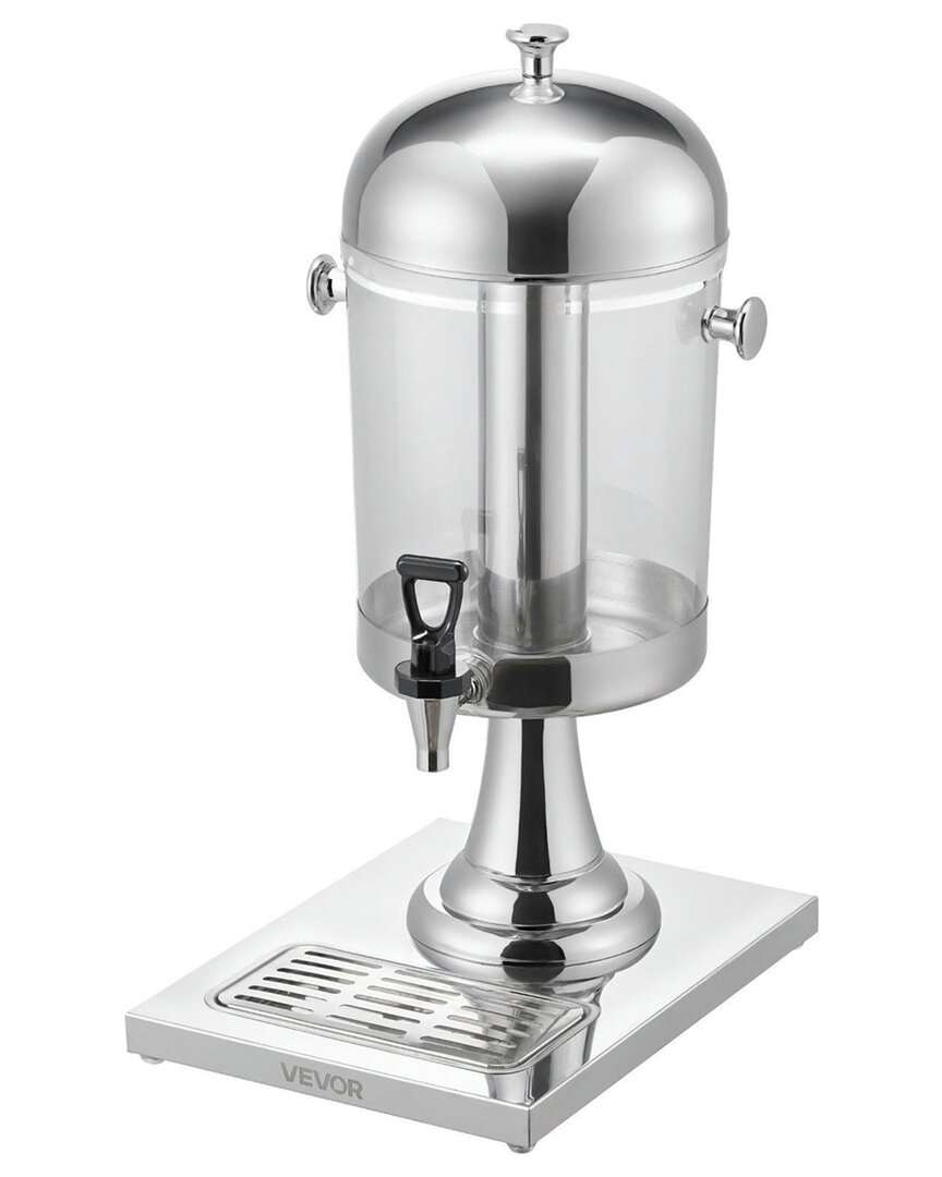 Vevor 2.1 Gal Beverage Dispenser In Silver