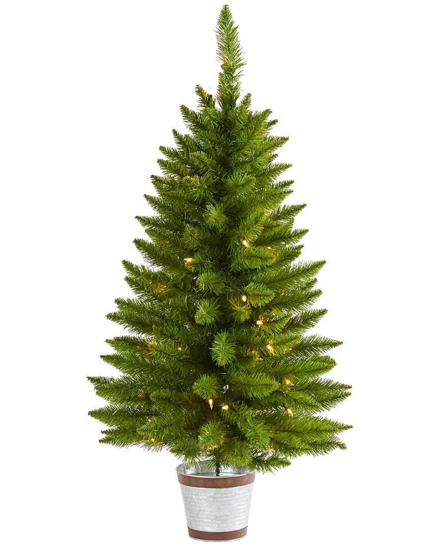 Nearly Natural 3ft Providence Pine Artificial Christmas Tree In Green