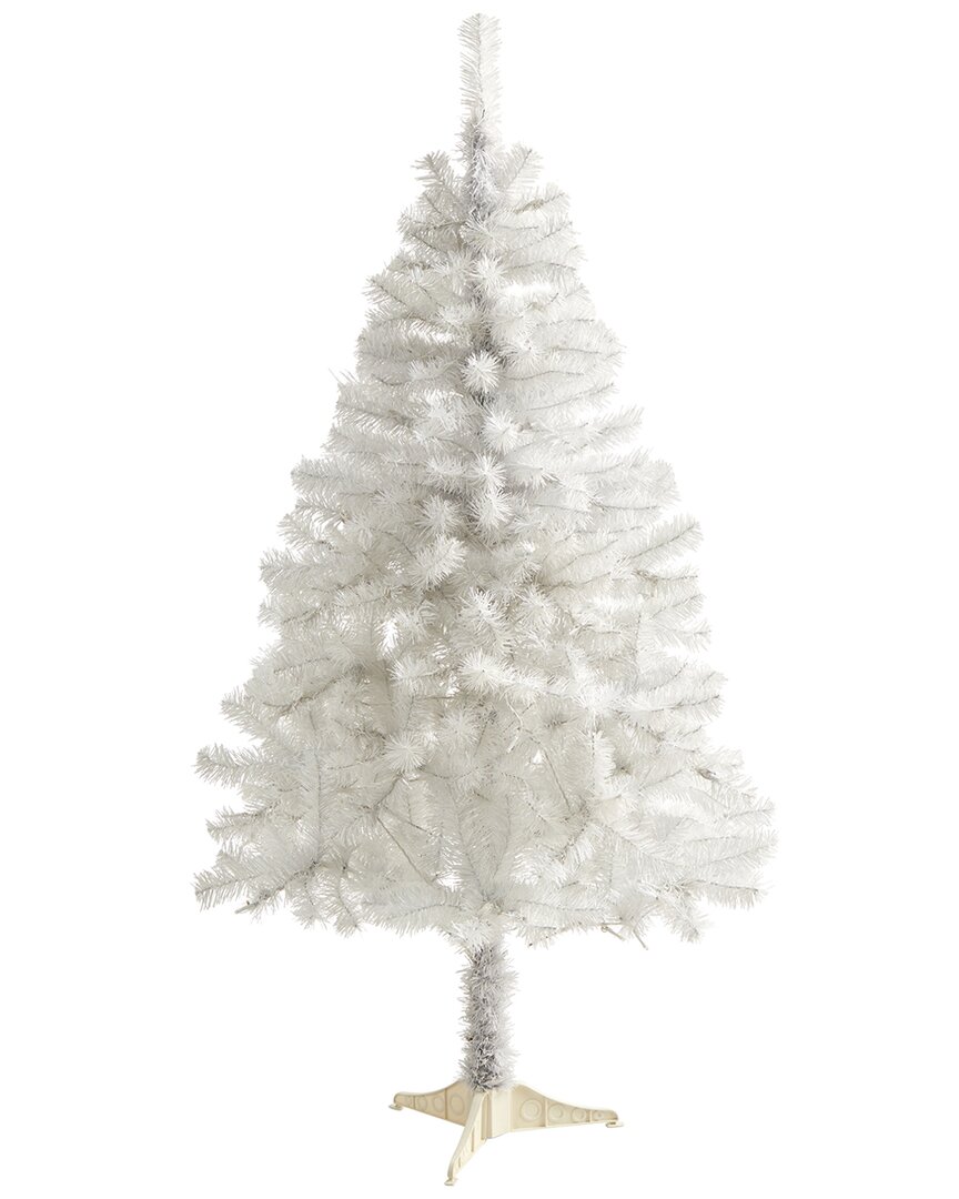 NEARLY NATURAL NEARLY NATURAL 5FT WHITE ARTIFICIAL CHRISTMAS TREE 
