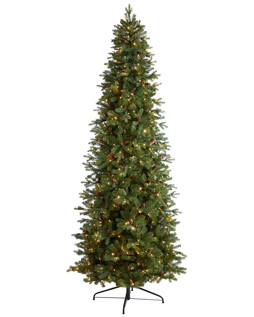 Shop Nearly Natural 10ft Fraser Fir Artificial Christmas Tree In Green