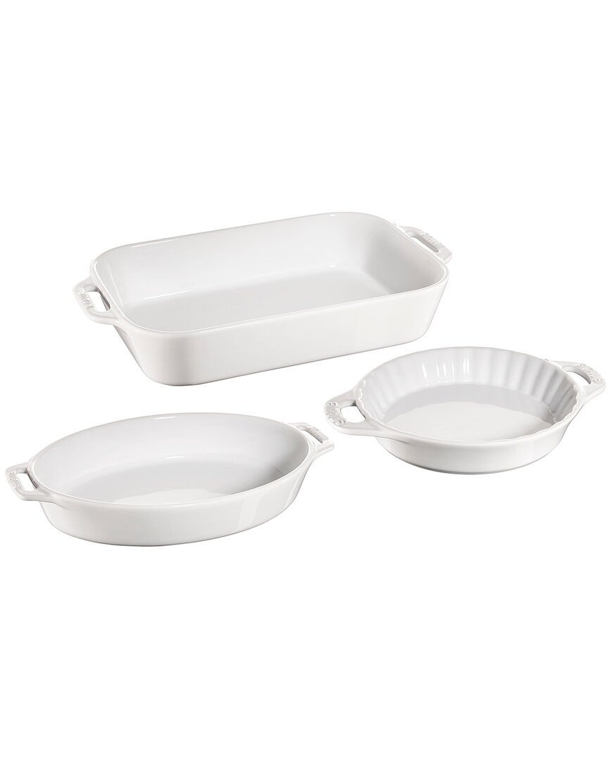 Staub Ceramics 3-pc Mixed Baking Dish Set