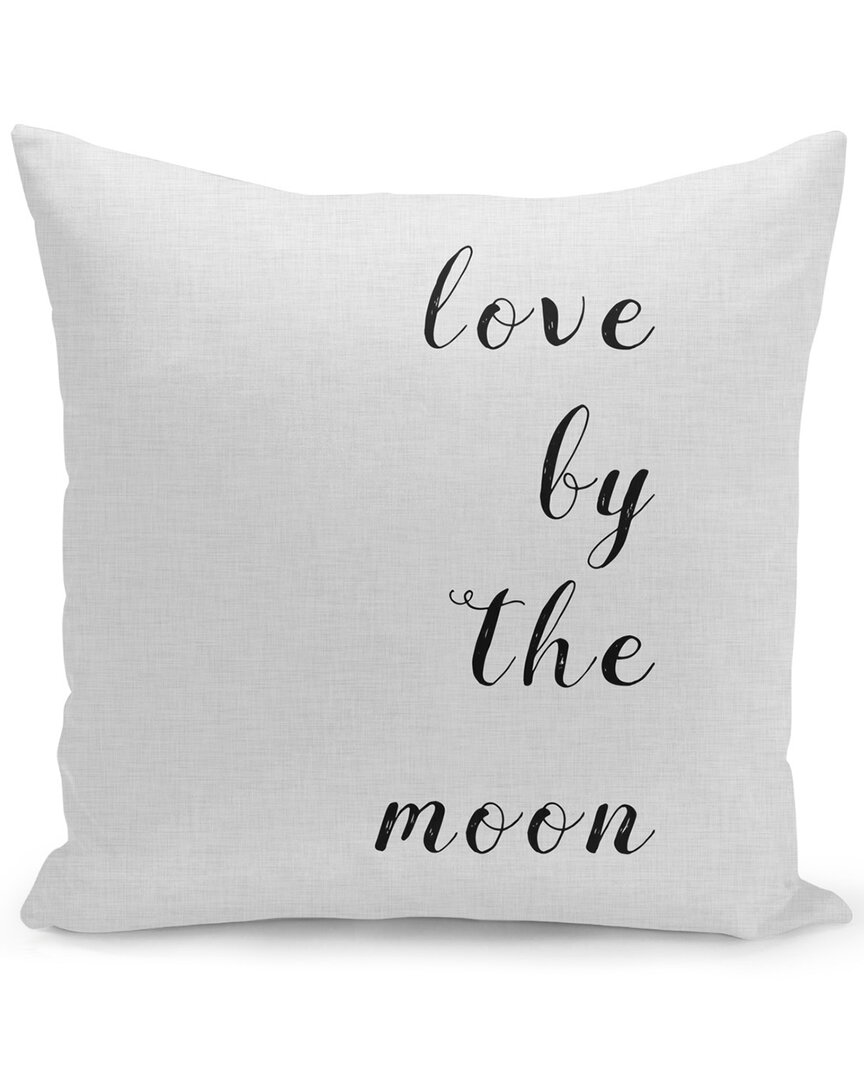 Shop Curioos Love By The Moon Pillow In White