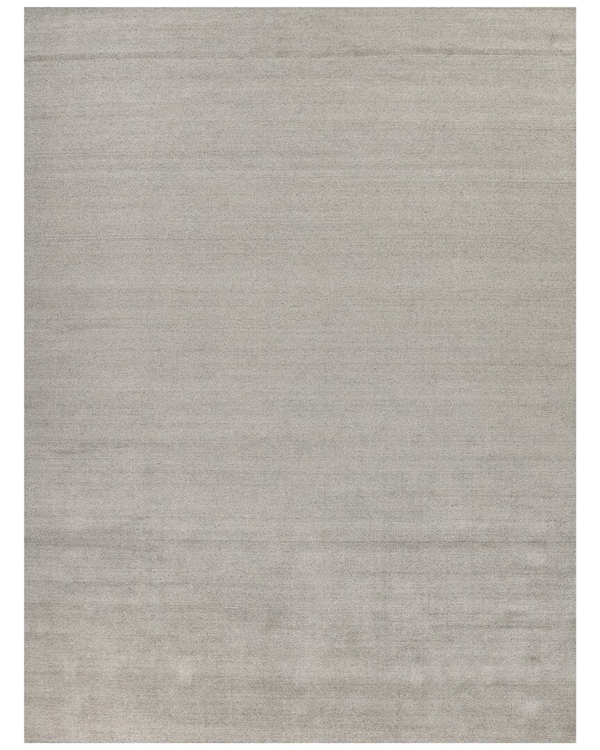 Exquisite Rugs Sanctuary Hand-loomed New Zealand Wool & Bamboo Silk Light Area Rug In Taupe