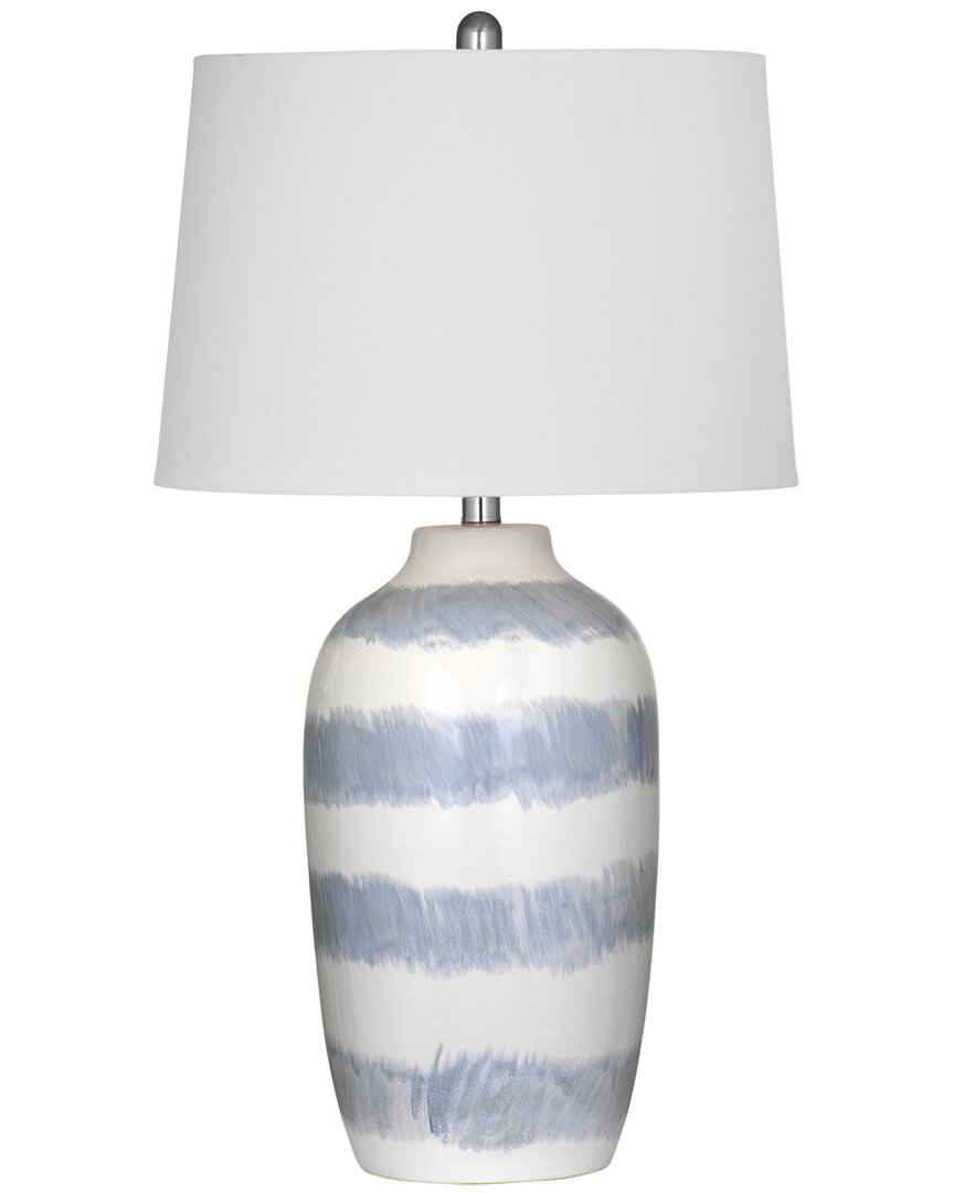 Bassett Mirror Harper Table Lamp In White