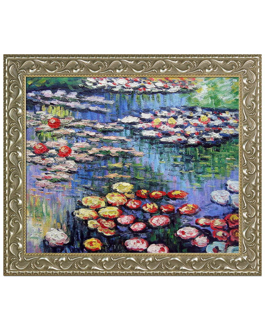 Museum Masters Water Lilies Pink By Claude Monet Reproduction