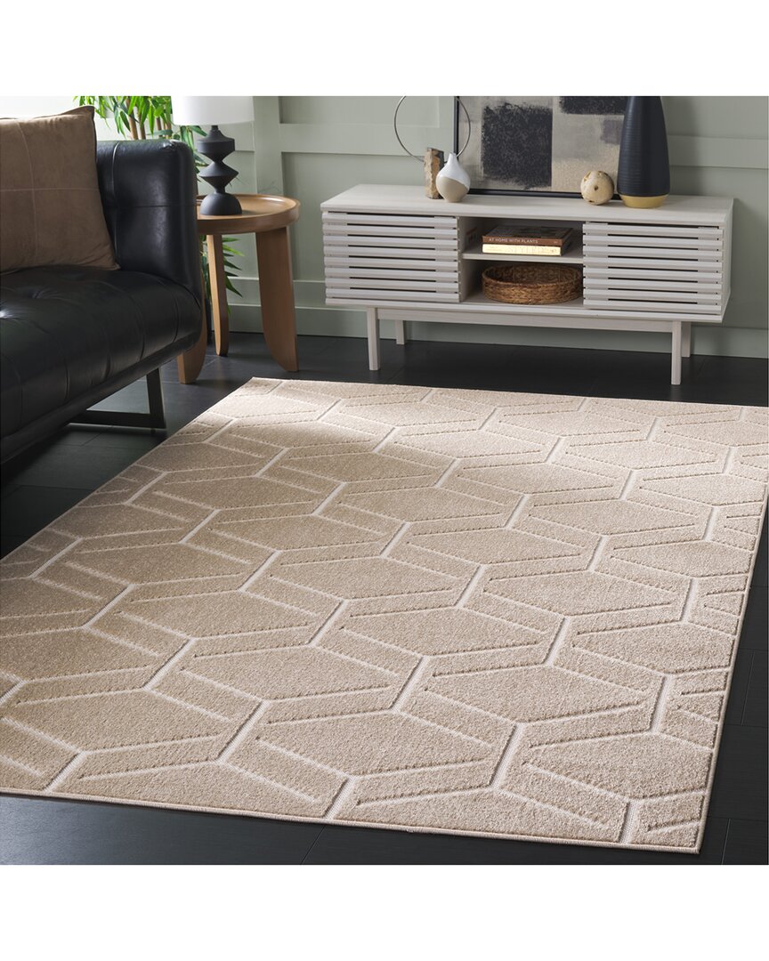 Safavieh Stella Virana Power-loomed Indoor/outdoor Rug In Brown