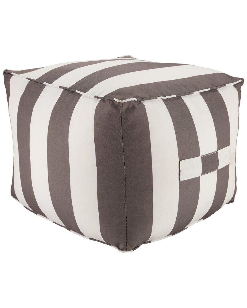 Jaipur Living Chatham Indoor/ Outdoor Cuboid Pouf In Gray