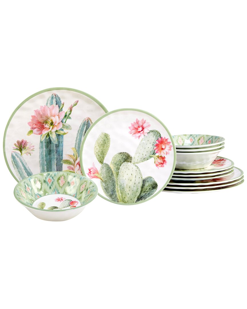 Certified International Desert Beauty 12pc Dinnerware Set In Multicolor