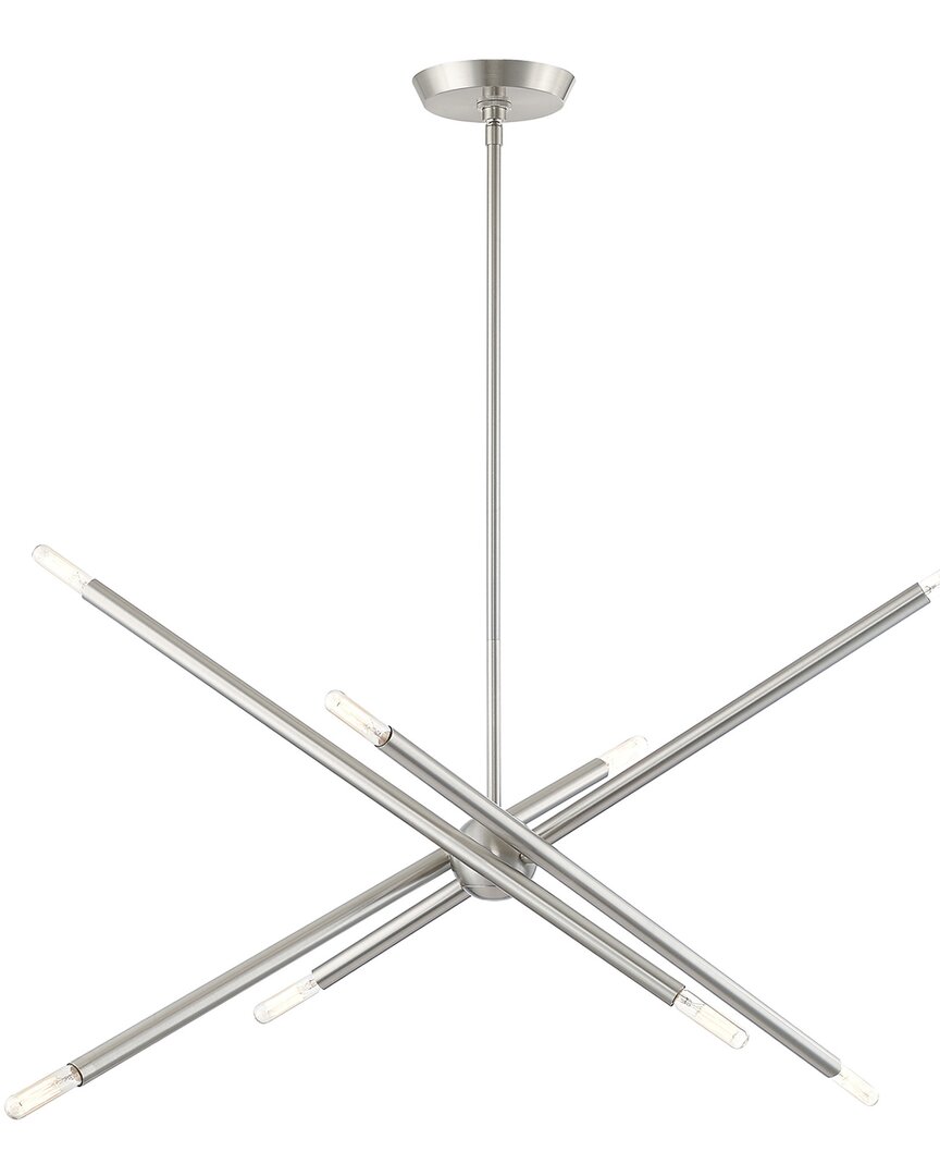 Livex Lighting 8-light Brushed Nickel Pendant