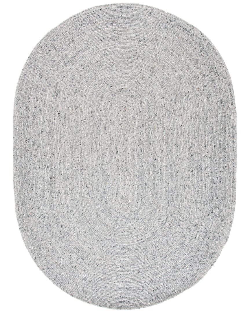 Safavieh Dnu Braided Wool-blend Area Rug In Grey