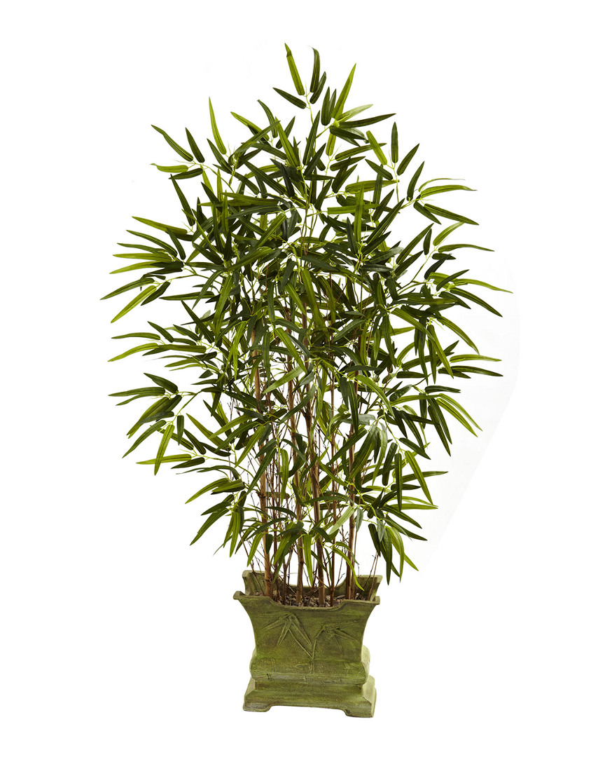 Nearly Natural 45" Faux Tree With Decorative Planter In Green