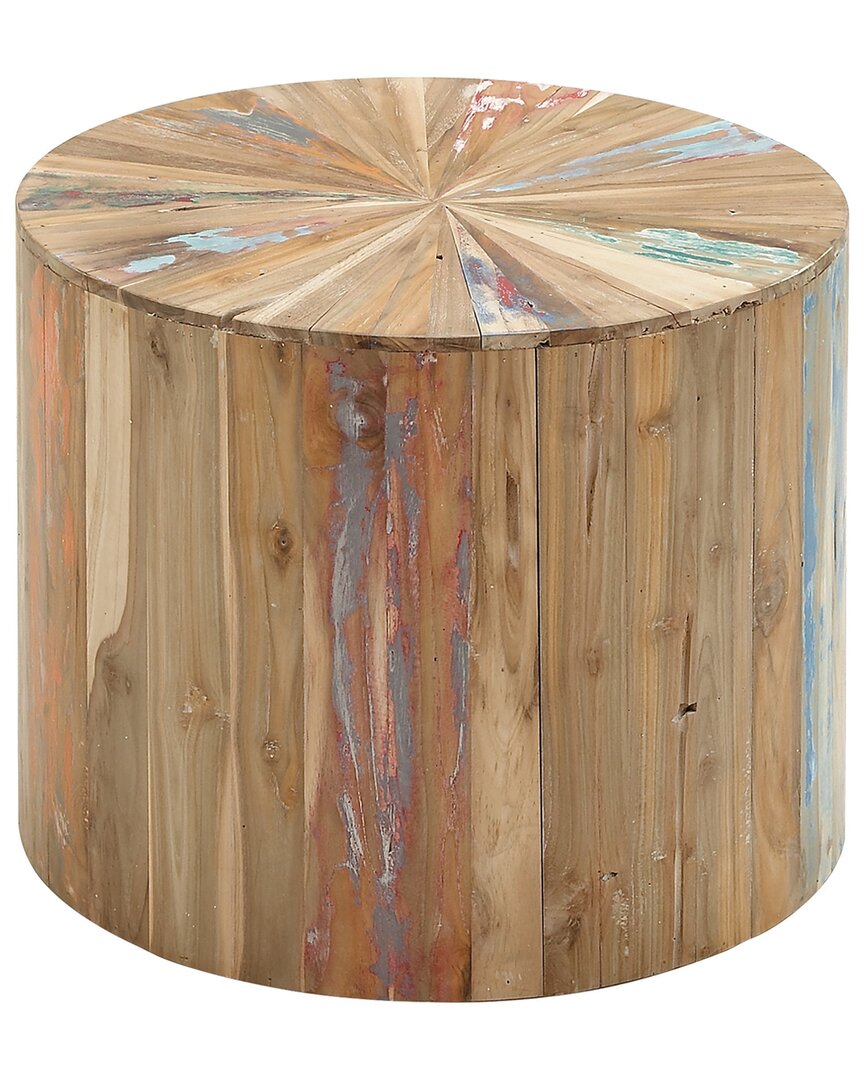 Peyton Lane Reclaimed Handmade Accent Table In Brown