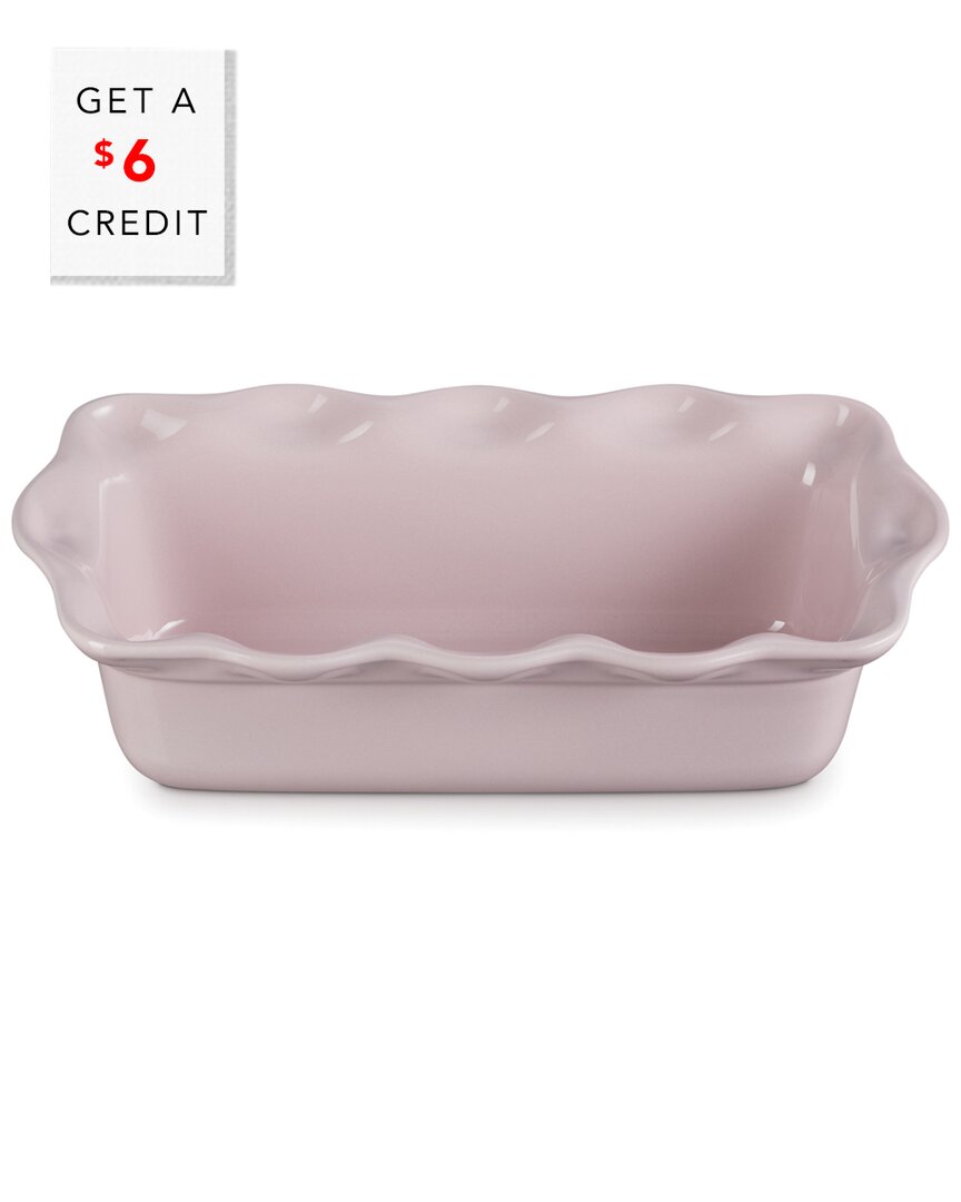 Le Creuset Heritage Stoneware 9-inch Fluted Loaf Pan