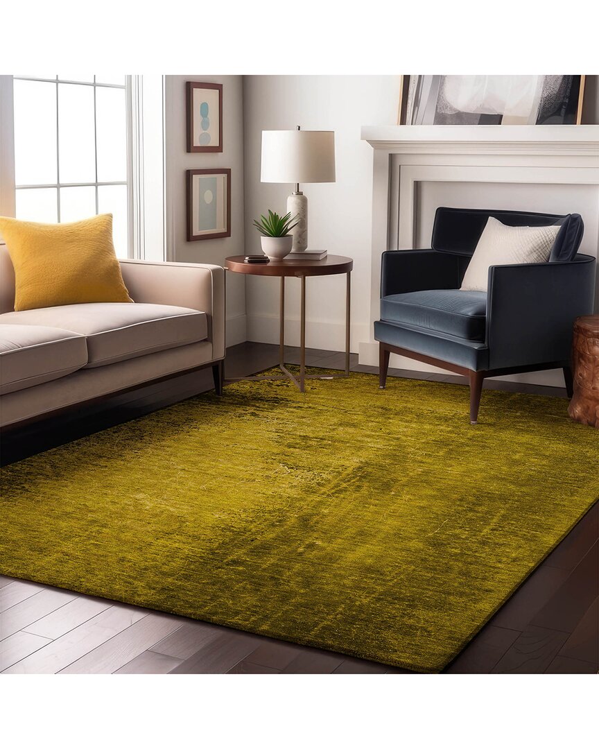 Addison Rugs Premium Washable Area Rug In Gold