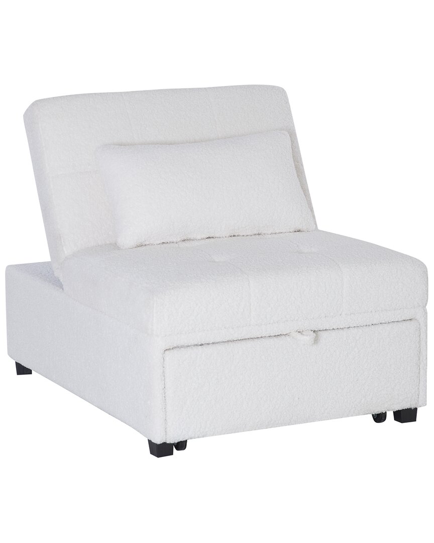 Linon Dozer Sherpa Sofa Chair