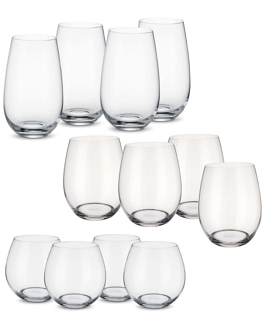 Villeroy & Boch Entree Stemless Wine 12-piece Set