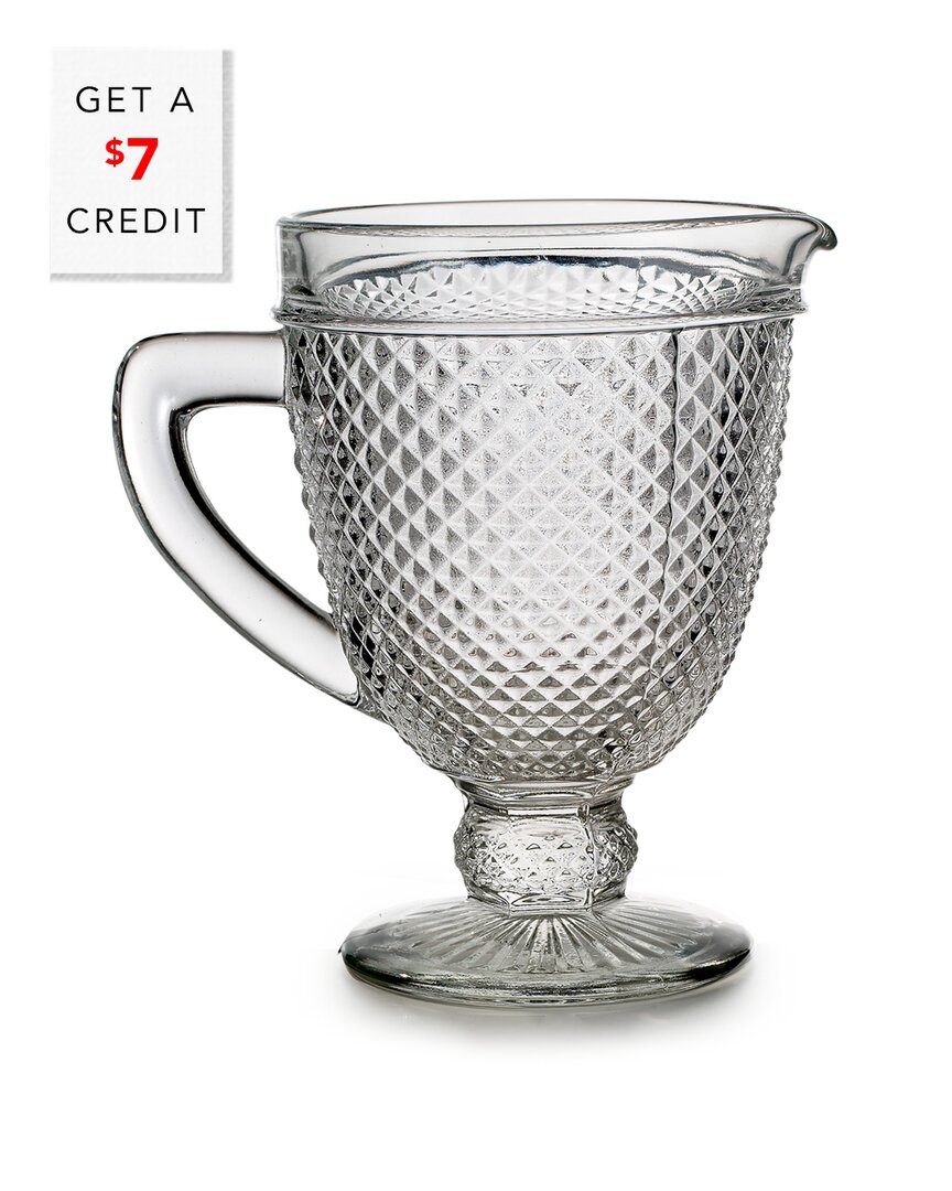 Vista Alegre Bicos Pitcher In Clear