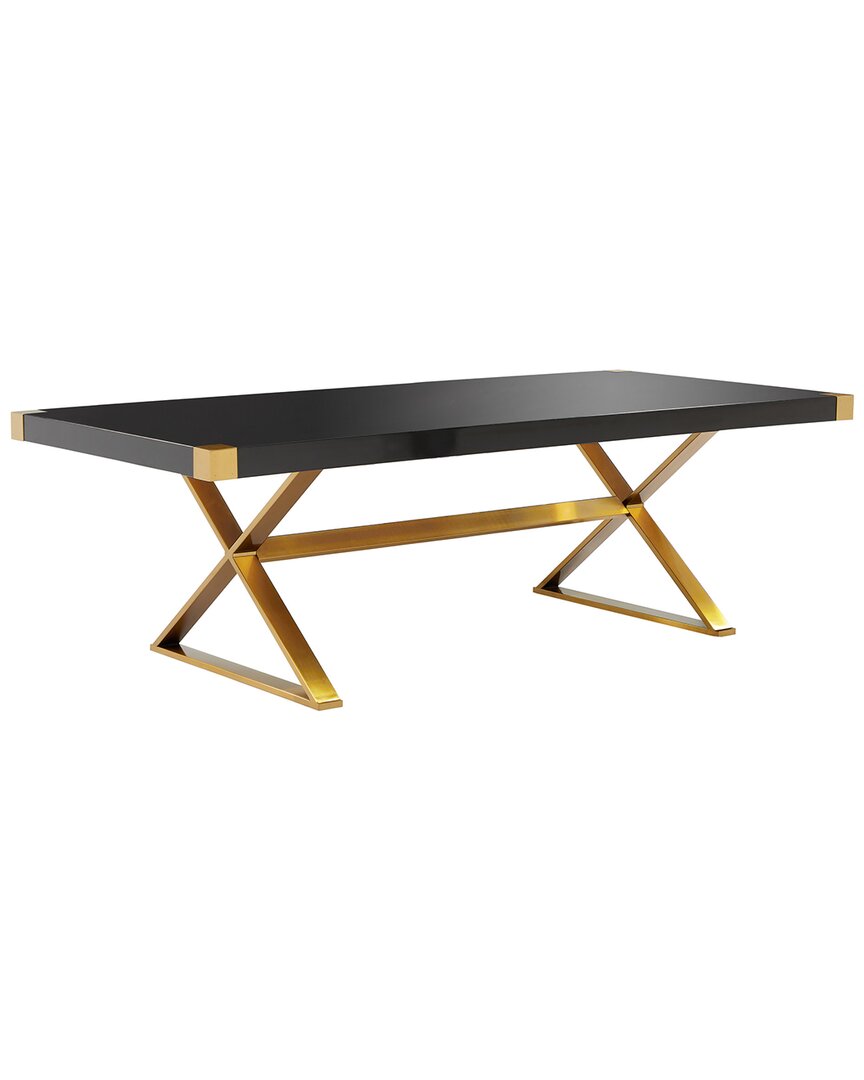 Tov Adeline Black Lacquer Dining Table