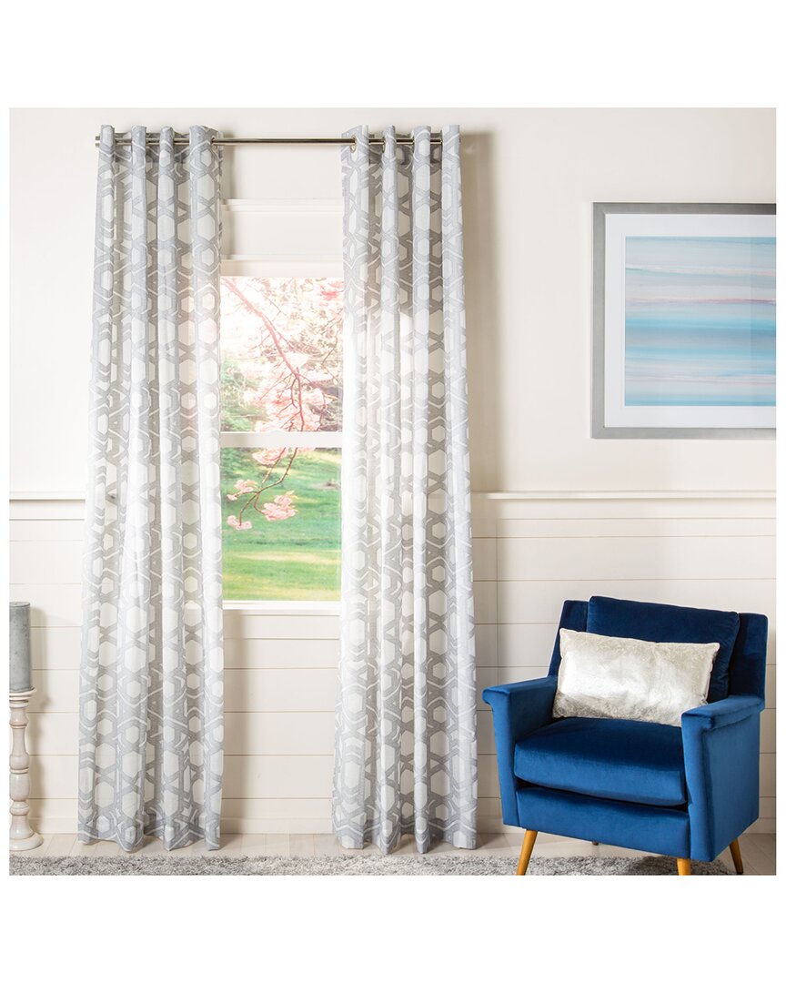 Safavieh Brenna 52x84 Window Panel In Grey