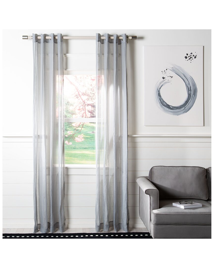 Safavieh Kannon 52x84 Window Panel In Grey