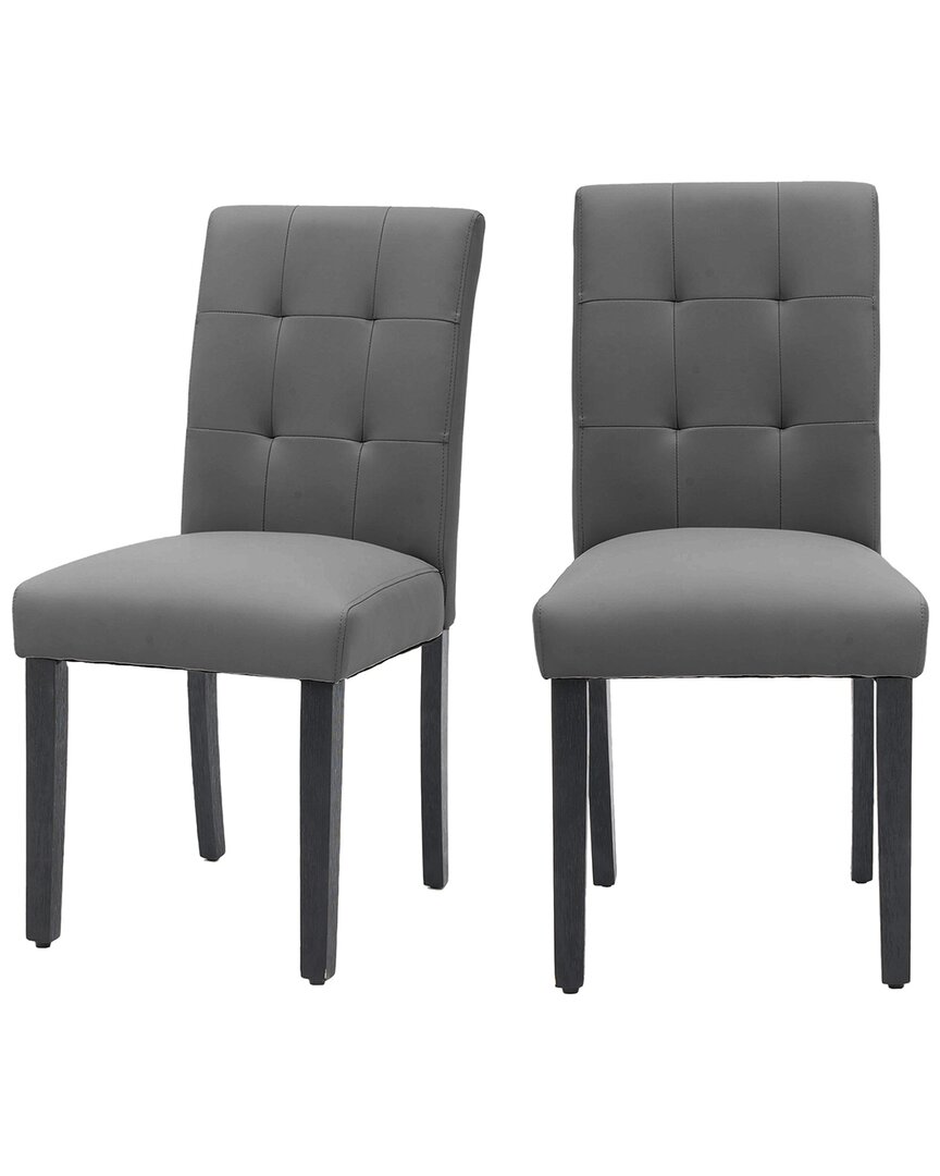 Unikome Set Of 2 Upholstered Dining Chairs