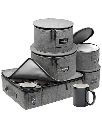 Sorbus 5pc Dinnerware Storage Set