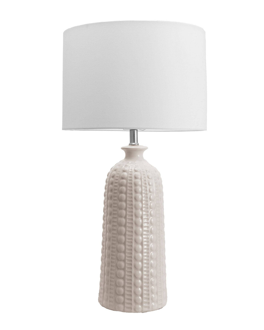 Nuloom 30in Gloria Ceramic Linen Shade Table Lamp